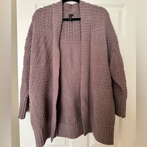 moon&madison Cozy Mauve Knit Cardigan- Size Small